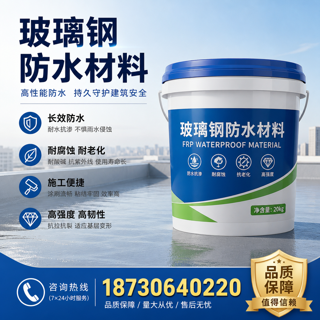 专家解析：玻璃钢防水材料的市场前景分析在 双河
